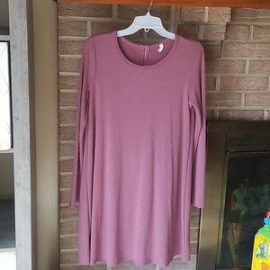 Pink blush maternity dress